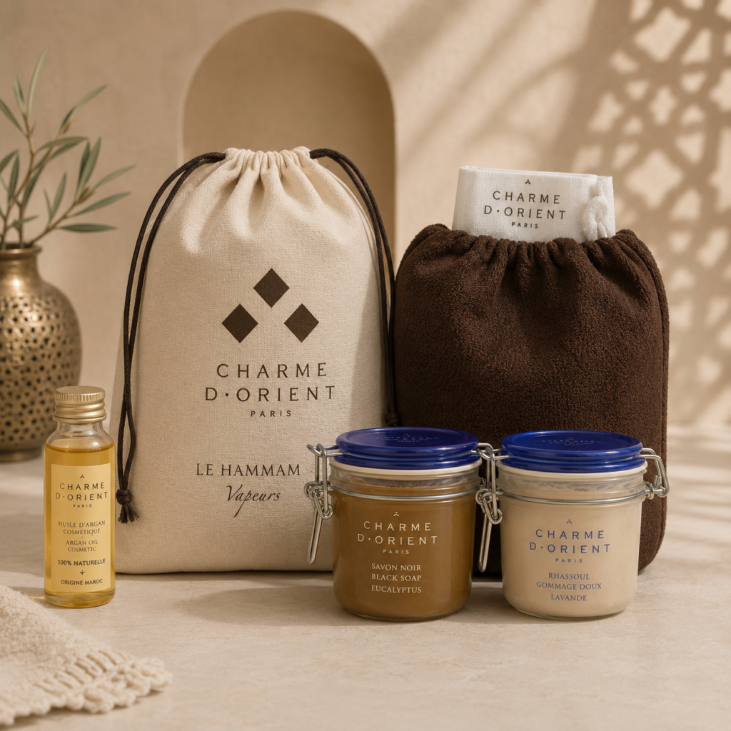 Hammam-Beutel-Set Charme d’Orient