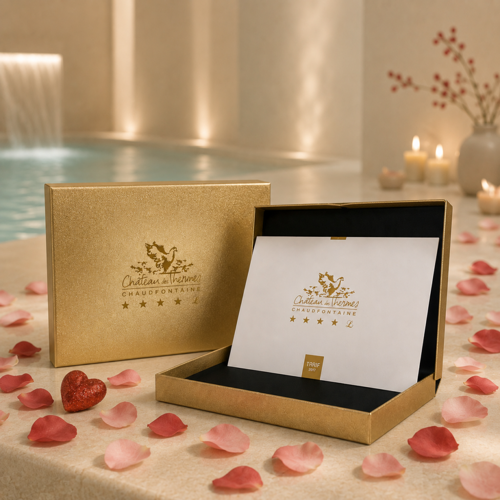 BON CADEAU SOIREE THERMES ET RESTAURANT EN AMOUREUX